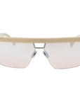 Max Mara Beige Plastic Sunglasses