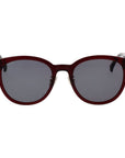 Max Mara Burgundy Acetate Sunglasses