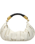 Balmain Beige Leather Handbag