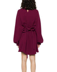 Fendi Purple Silk Casual Dress