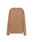 Prada Brown Cotton Long Sleeve T-Shirt