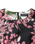 Dolce & Gabbana Multicolor Floral Brocade A-line Mini Dress