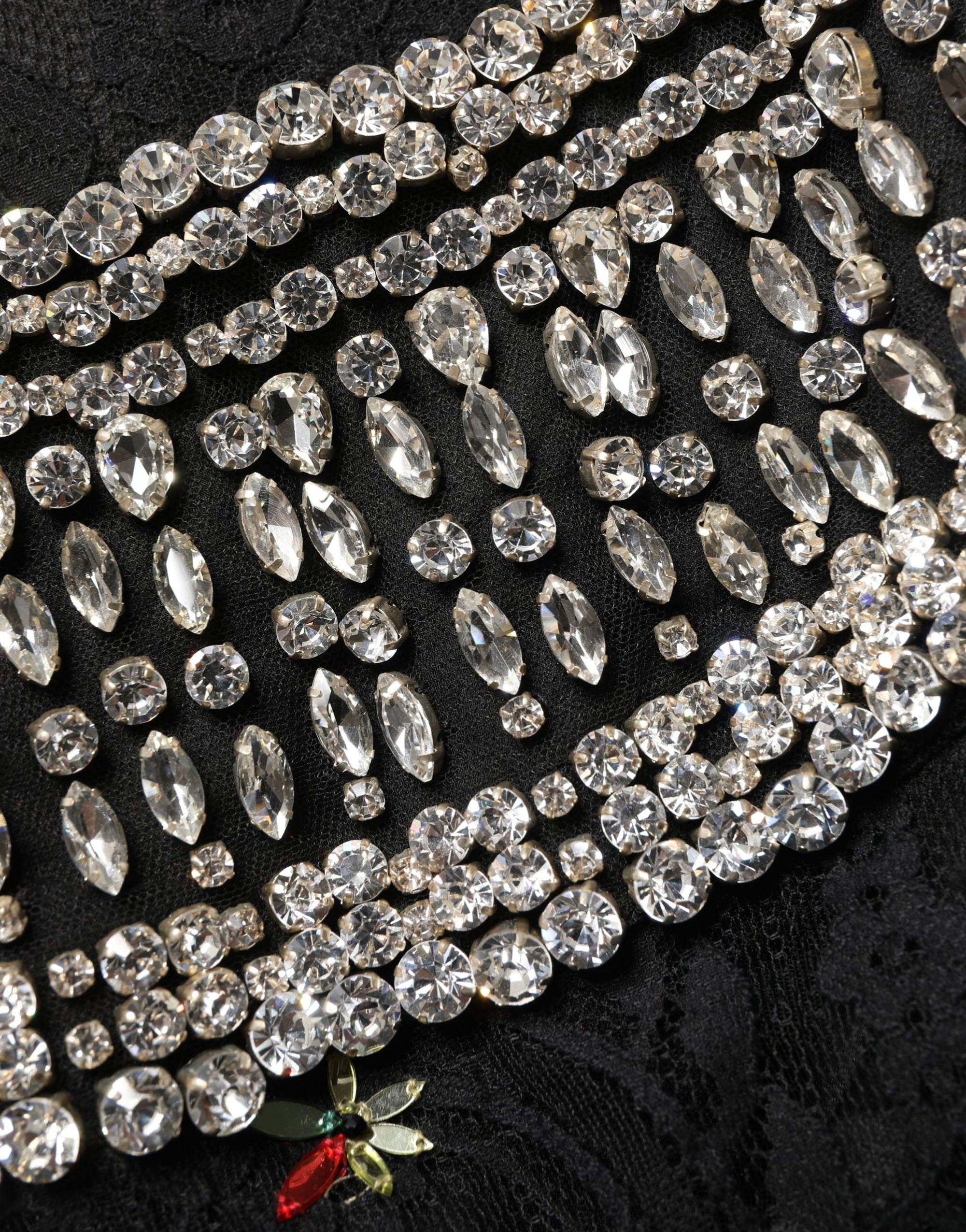 Dolce &amp; Gabbana Black Sequin Embellished Sheath Mini Dress