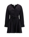 Ganni Black Cotton Casual Dress