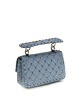 Valentino Garavani Blue Viscose Shoulder Bag