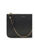 Etro Black Calf Leather Bos Taurus Clutch Bag