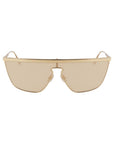 Victoria Beckham Gold Metal Sunglasses