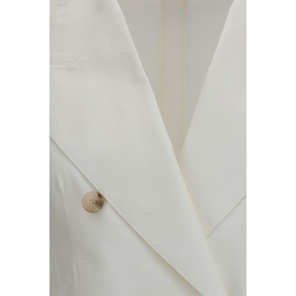 Dolce &amp; Gabbana White Cotton Blazer