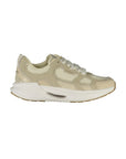 Twinset Beige Fabric Womens Sneaker