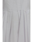 Max Mara White Cotton Casual Dress