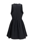 Max Mara Black Cotton Casual Dress