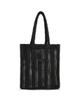 PINKO Black Raffia Shoulder Bag