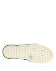 Dolce & Gabbana Black Quilted Slip On Low Top Sneakers Shoes