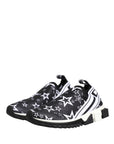 Dolce & Gabbana Black Stars Logo SORRENTO Sneakers Shoes