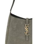 Saint Laurent Gray Calf Leather Bos Taurus Shoulder Bag