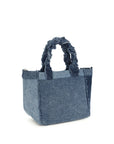 Ganni Blue Cotton Handbag