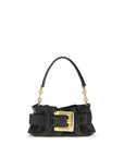 Balmain Black Calf Leather Bos Taurus Shoulder Bag