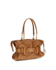 Balmain Brown Calf Leather Bos Taurus Handbag