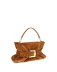 Balmain Brown Calf Leather Bos Taurus Handbag