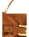Balmain Brown Calf Leather Bos Taurus Handbag