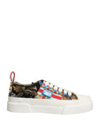 Dolce & Gabbana Multicolor Patchwork Low Top Sneakers Shoes