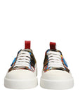 Dolce & Gabbana Multicolor Patchwork Low Top Sneakers Shoes