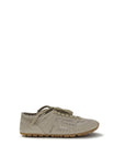Balmain Beige Cotton Athletic Sneakers