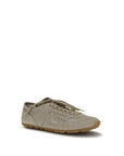 Balmain Beige Cotton Athletic Sneakers
