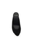 Balmain Black Goatskin Mules