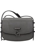 Jimmy Choo Gray Leather Shoulder Bag