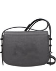 Jimmy Choo Gray Leather Shoulder Bag
