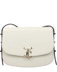 Jimmy Choo White Leather Crossbody Bag