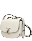 Jimmy Choo White Leather Shoulder Bag