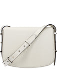 Jimmy Choo White Leather Crossbody Bag