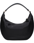 Jimmy Choo Black Leather Shoulder Bag