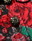 Dolce & Gabbana Multicolor Floral Brocade ButtonBlazer Jacket