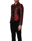 Dolce & Gabbana Multicolor Floral Brocade ButtonBlazer Jacket