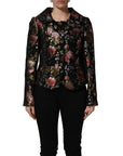 Dolce & Gabbana Multicolor Floral Brocade Blazer Jacket