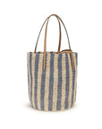 Valentino Garavani Multicolor Raffia Backet Bag