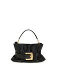 Balmain Black Calf Leather Bos Taurus Shoulder Bag
