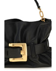 Balmain Black Calf Leather Bos Taurus Shoulder Bag