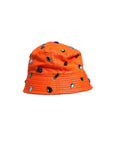 Dolce & Gabbana Orange Crystal Embellished Bucket Fisherman Cap Hat