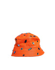 Dolce & Gabbana Orange Crystal Embellished Bucket Fisherman Cap Hat