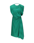 Versace Bicolor Silk Casual Dress