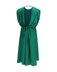 Versace Bicolor Silk Casual Dress
