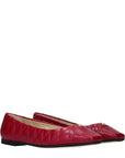 Jimmy Choo Pink Leather Ballet Flats