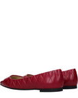 Jimmy Choo Pink Leather Ballet Flats