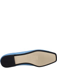 Jimmy Choo Light Blue Leather Ballet Flats