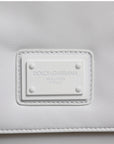 Dolce & Gabbana White Logo Plaque Crossbody Shoulder Borse Women Bag
