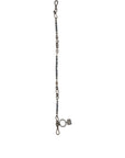 Dolce & Gabbana Silver Tone Chain Signature DG Logo Pendant Necklace